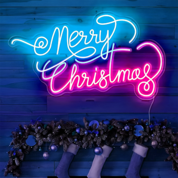 Merry Christmas Neon Sign