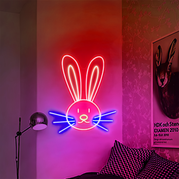 Easter Bunny Neon Sign