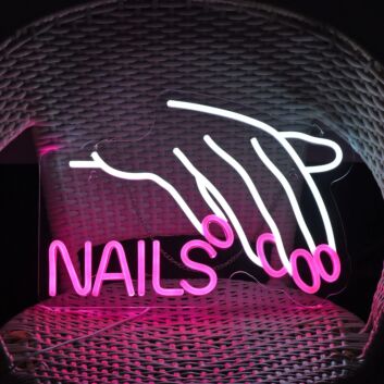 Customize Nail Salon Decor Neon Sign