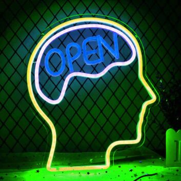 Customize OPEN Expand Your Mind Neon Sign