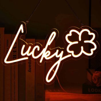 Lucky Clover Neon Sign