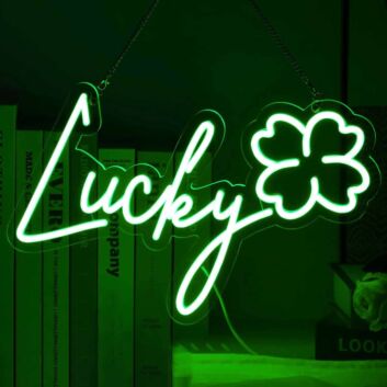 Lucky Clover Neon Sign
