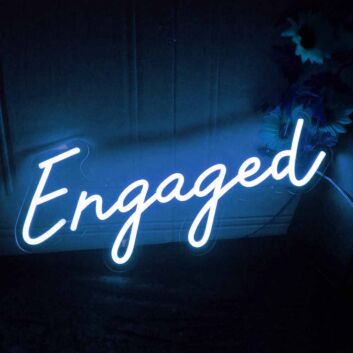 Engaged Neon Sign to Light Up Your Room
