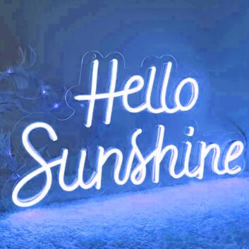 Hello Sunshine Wedding Neon Sign