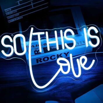 So This is Love Wedding Neon Sign