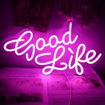 Good Luck Wedding Decor Neon Sign