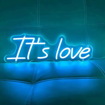 It&#039;s Love Wedding Neon Sign