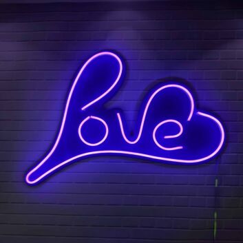 LOVE Wedding Style 2 Neon Sign