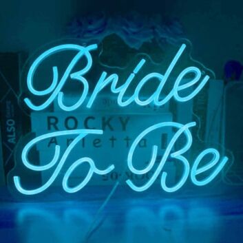 Elegant Bride to Be Neon Sign