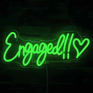 Engaged Neon Sign