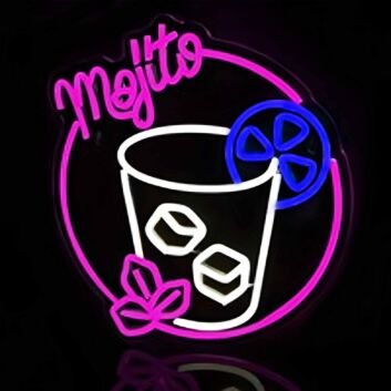 Bright Mojito Drink Neon Sign