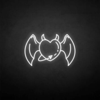 &#39;Heart Demon&#39; neon sign