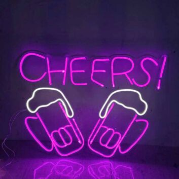 Customize Cheers Toasting style2 Neon Sign