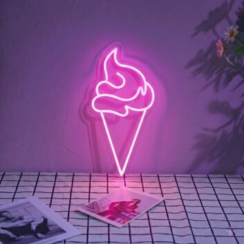 Ice Cream 4&#39; neon sign