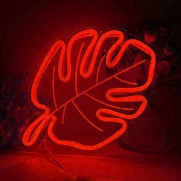 Monstera Leaf LED Neon Sign