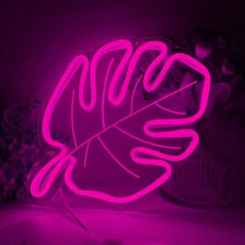 Monstera Leaf LED Neon Sign
