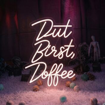 But First Coffee Neon Sign for Cafes and Coffee Shops