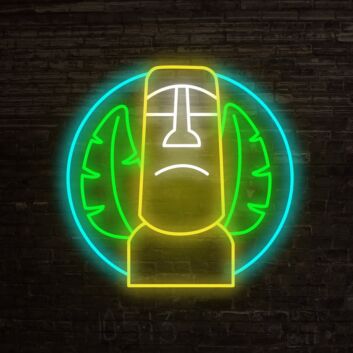 Tiki Neon Sign for Tropical and Fun Spaces