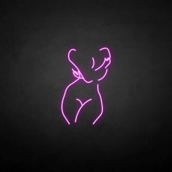 &#39;Women body&#39; neon sign