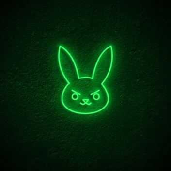 Dva Bunny Neon Sign for Anime and Gaming Fans