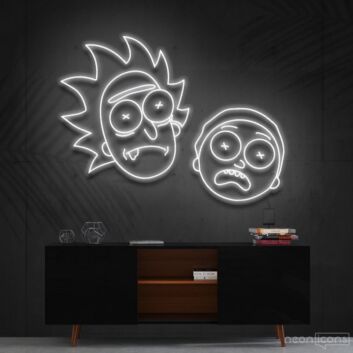Rick Morty Neon Sign for Fans and Fun Spaces