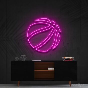Ball Is Life Neon Sign for Sports Enthusiasts