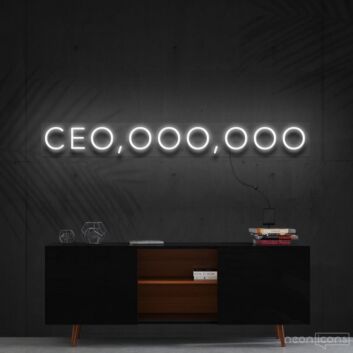 Ceo Ooo Ooo Neon Sign for Motivational and Inspirational Spaces