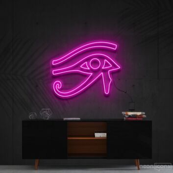 Eye Of Horus Neon Sign for Protection and Egyptian Decor