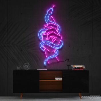Hand Of Temptation Neon Sign for Bold and Unique Spaces