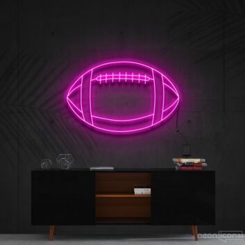 American Football Neon Sign for Sports Enthusiasts