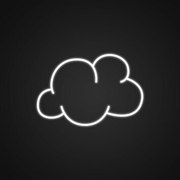 Clouds Neon Sign for Relaxing and Peaceful Spaces