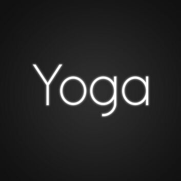 Yoga Word LED Neon Sign