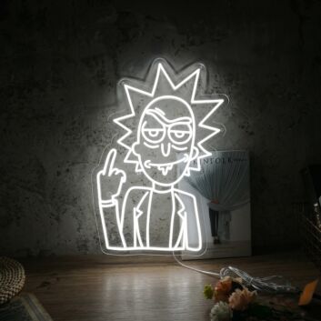Rick Neon Sign for Fans and Fun Spaces