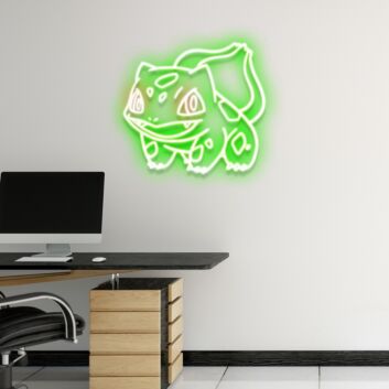 Balbasaur Neon Sign for Anime Fans and Fun Spaces