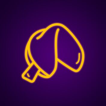 Fortune Cookies Neon Sign for Fun and Whimsical Decor