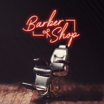 Barber And Shop Neon Sign for Barber Shops and Salons