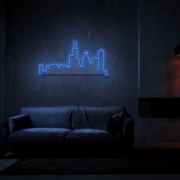 Chicago Neon Sign for City Lovers and Modern Spaces