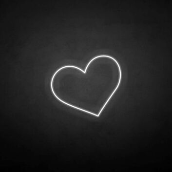 &#39;FULL HEART&#39; neon sign