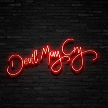 Devil May Cry Neon Sign for Video Game Fans