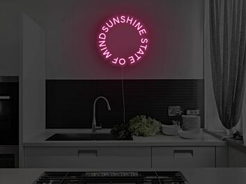 Sunshine State Of Mind Neon Sign for Positive and Happy Spaces