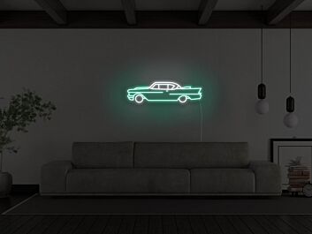Vintage Cadillac Neon Sign for Car Enthusiasts and Retro Decor
