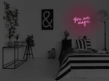 You Are Magic Neon Sign for Inspirational and Positive Spaces