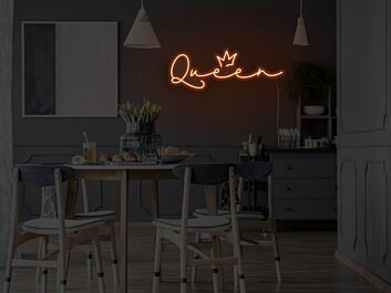 Queen Neon Sign for Empowering and Regal Decor