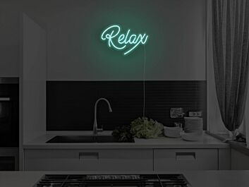 Relax Neon Sign for Calm and Cozy Spaces