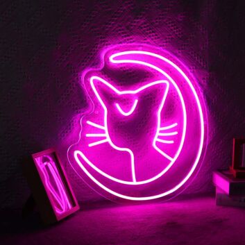 Sailor Moon Luna Neon Sign for Anime Fans
