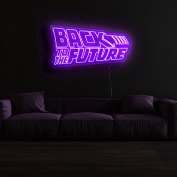 Back to the Future Neon Sign for Movie Fans