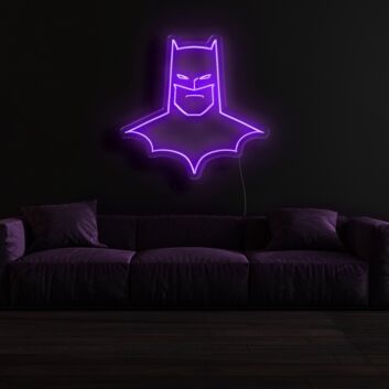 Batman Neon Sign for Superhero Fans