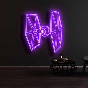 Star Wars Ship Neon Sign for Sci-Fi Fans