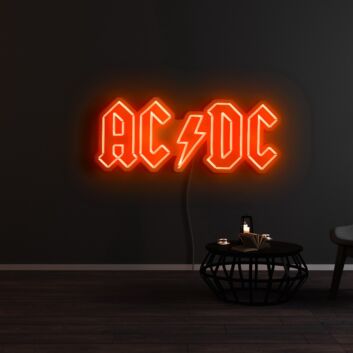 ACDC Neon Sign for Music Lovers and Fans