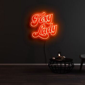Foxy Lady Neon Sign for Playful and Stylish Decor